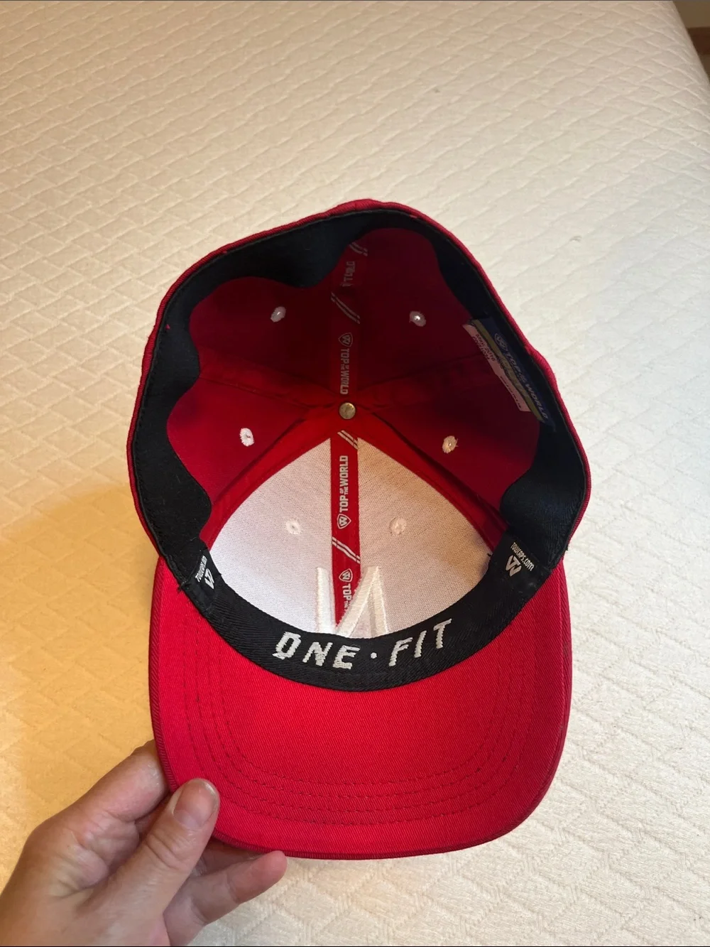 Top of the World Nebraska Cornhuskers Red Kids/youth Baseball Hat, fitted